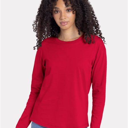 Next Level - Women's Cotton Relaxed Long Sleeve T-Shirt - 3911