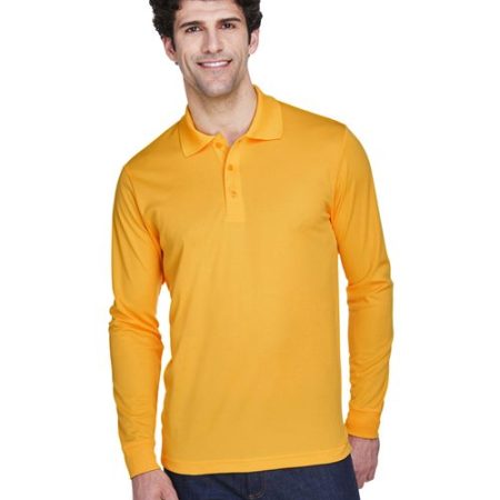CORE365 - Men's Pinnacle Performance Long Sleeve Piqué Polo - 88192