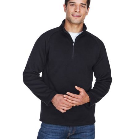 Devon & Jones - Unisex Bristol Sweater Fleece Quarter-Zip Pullover - DG792