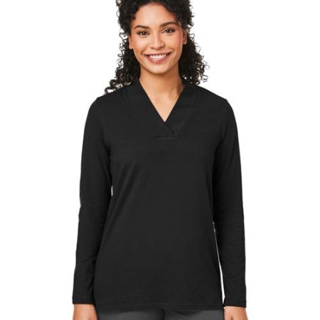 Devon & Jones - Women's Raleigh Shawl Collar Knit Top - DP121W