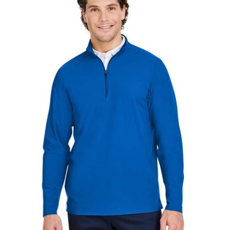 Devon & Jones - Men's CrownLux Performance® Windsor Welded Quarter-Zip Pullover - DG410