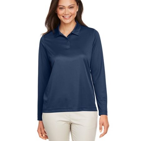 Team 365 - Women's Zone Performance Long Sleeve Polo - TT51LW