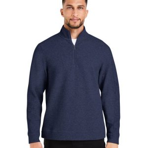 North End - Men's Spirit Textured Quarter-Zip Pullover - NE725