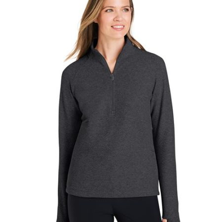 North End - Women's Spirit Textured Quarter-Zip Pullover - NE725W