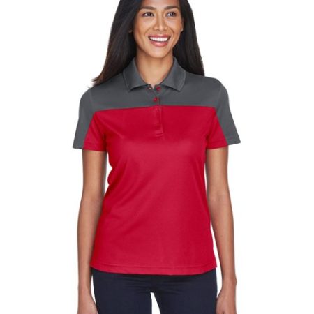 CORE365 - Women's Balance Colorblock Performance Piqué Polo - CE101W