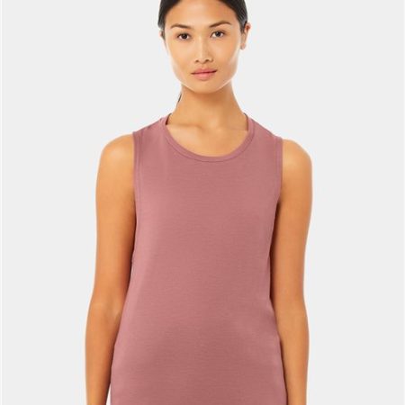 BELLA + CANVAS - Women's Flowy Scoop Muscle Tank - 8803