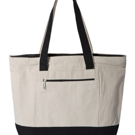 Q-Tees - 19L Zippered Tote - Q1300