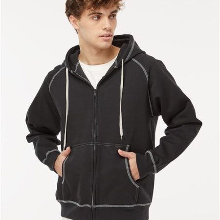 King Fashion - Extra Heavy Full-Zip Hooded Sweatshirt - KP8017